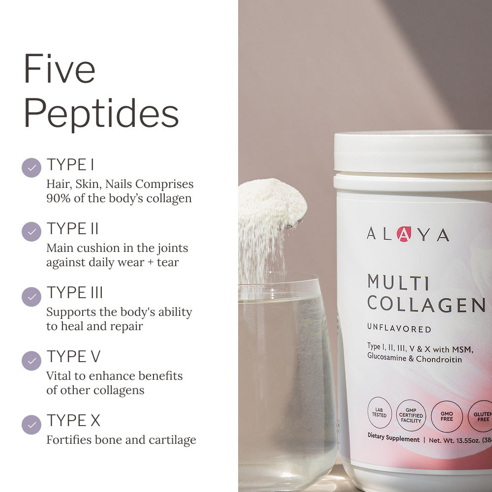 Alaya Multi Collagen Powder Unflavored 40 Servings